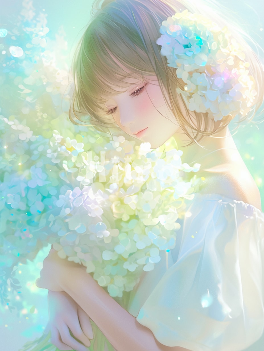 共感覚で感じた“あなたの色”を花束artで届けます お名前から感じ取った“あなたの色”をAIartでお届けします イメージ10