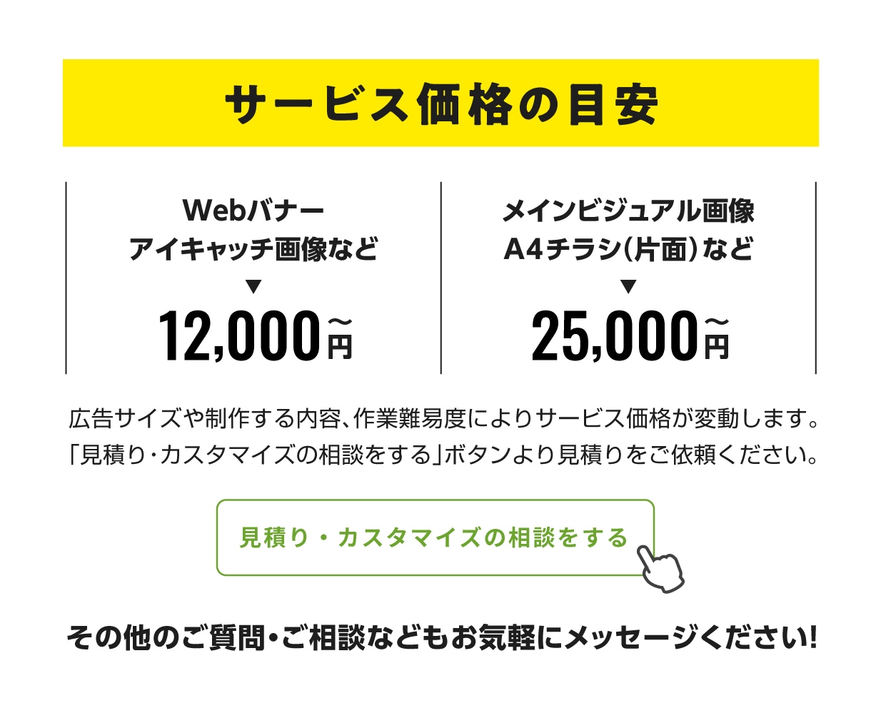 求人・採用・募集の広告やバナー画像などを制作します アルバイト・パート・正社員などの人材募集に！おまかせデザイン イメージ5