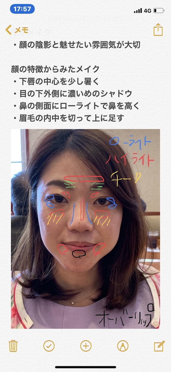 あなただけの顔分析カルテ・メイクアドバイスします 本当に似合うメイクをしましょう イメージ1