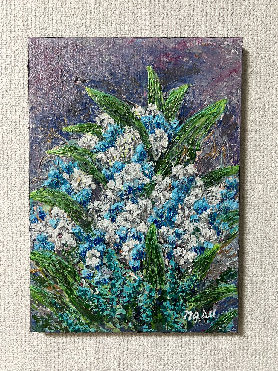 アクリル画、何が届くか楽しみなアートをお届けします 【原画】一点ずつ丁寧に描いたアクリル画を配送します。 イメージ5