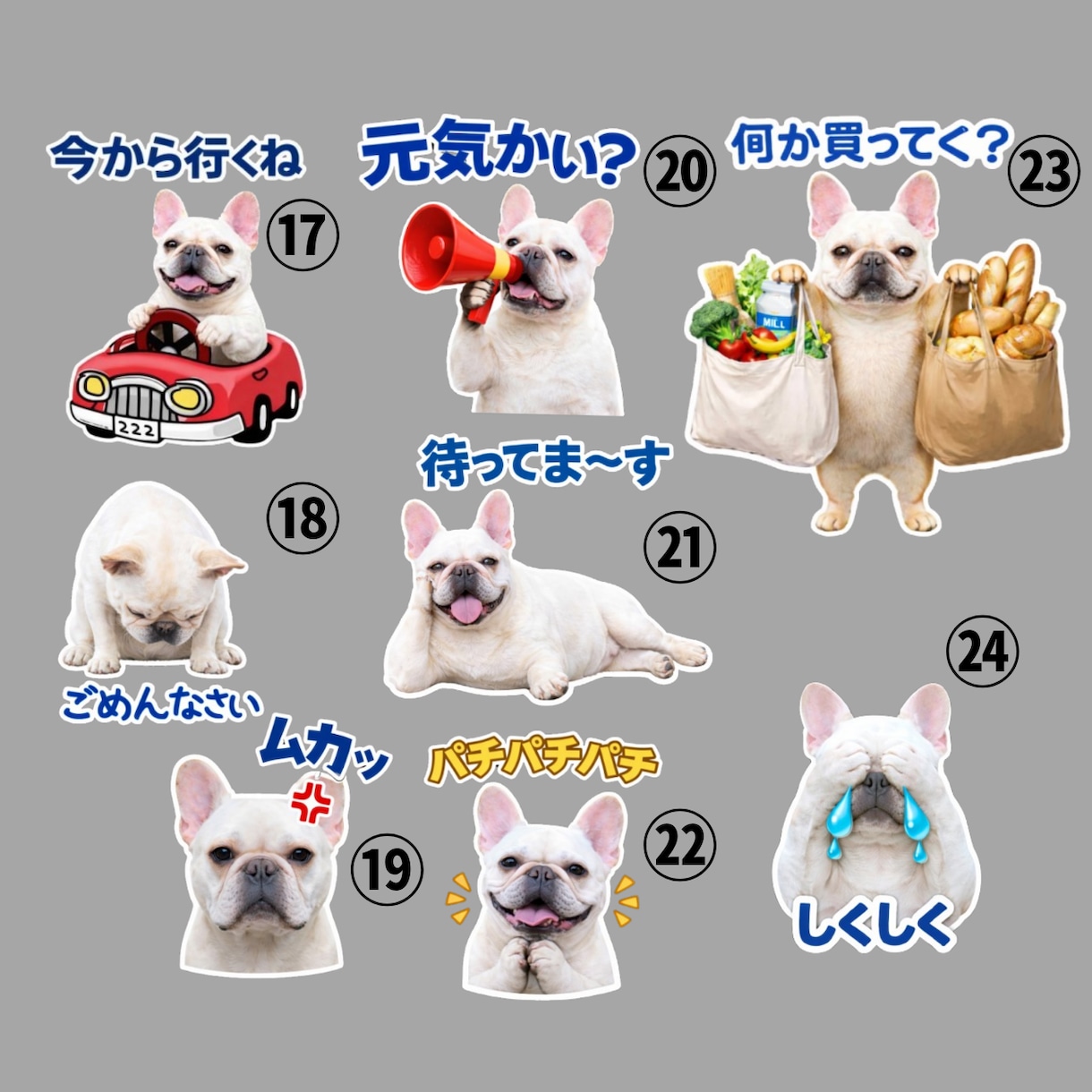 ペットの写真からLINEスタンプ作成します 世界にひとつの可愛いスタンプ作ります イメージ4