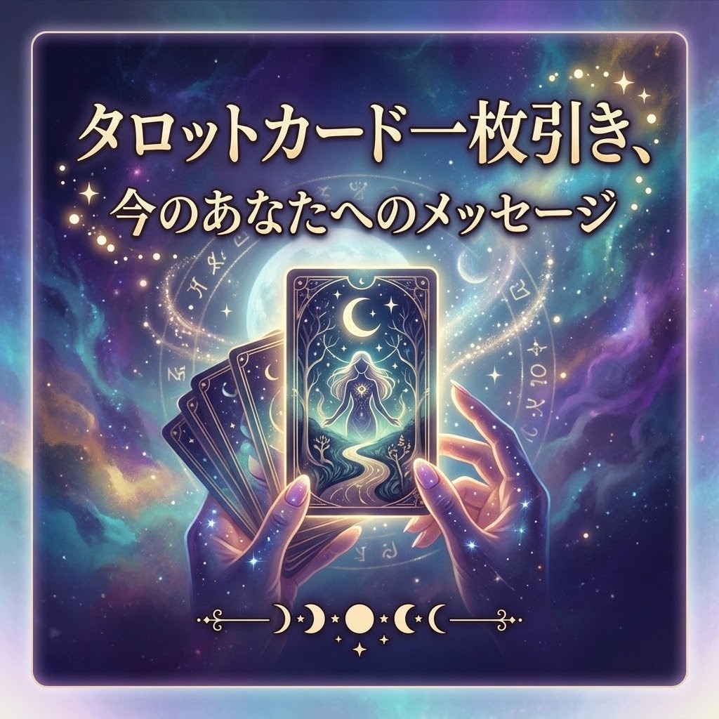タロットカード一枚引きします 今のあなたに必要なメッセージリーディングします。 イメージ1
