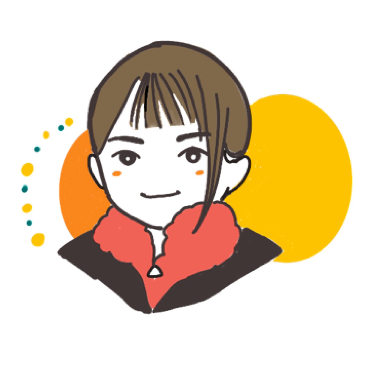ポップ似顔絵アイコン　SNSに使える！作成します あなたの魅力をギュッと凝縮した一枚を作ります！ イメージ2