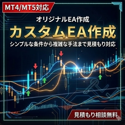 MT4/MT5対応のオリジナルEAを作成します ◆シンプルな条件から複雑な手法まで見積もり対応◆ イメージ1