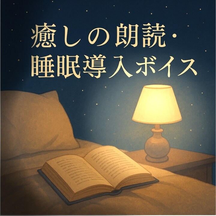 ナレーションや朗読、読み聞かせを行います 【眠れる朗読】やさしい声で、心安らぐひとときをお届けします イメージ1