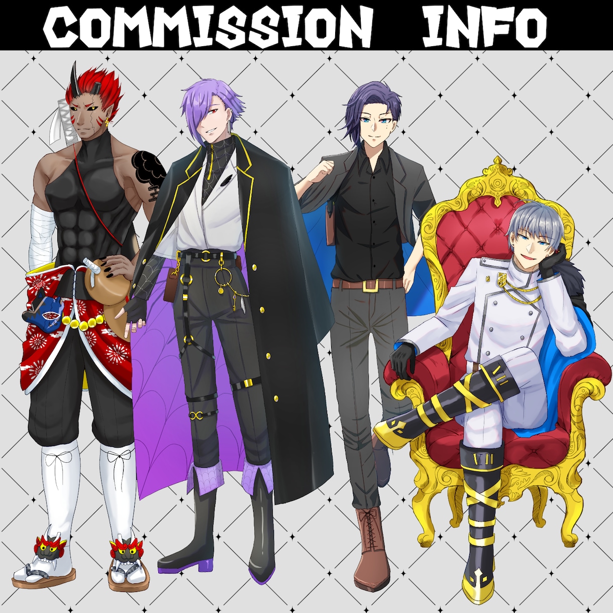 TRPG・IRIAMの全身立ち絵を描きます かっこいい青年やかわいい少女キャラ制作します！ イメージ2
