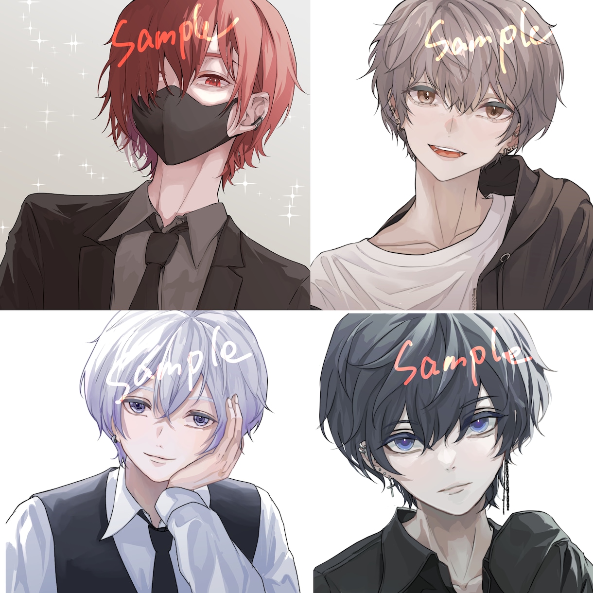 商用料金込み♪アイコン、イラストを描きます 優しい色合い、表情のイラストを描きます。 イメージ6