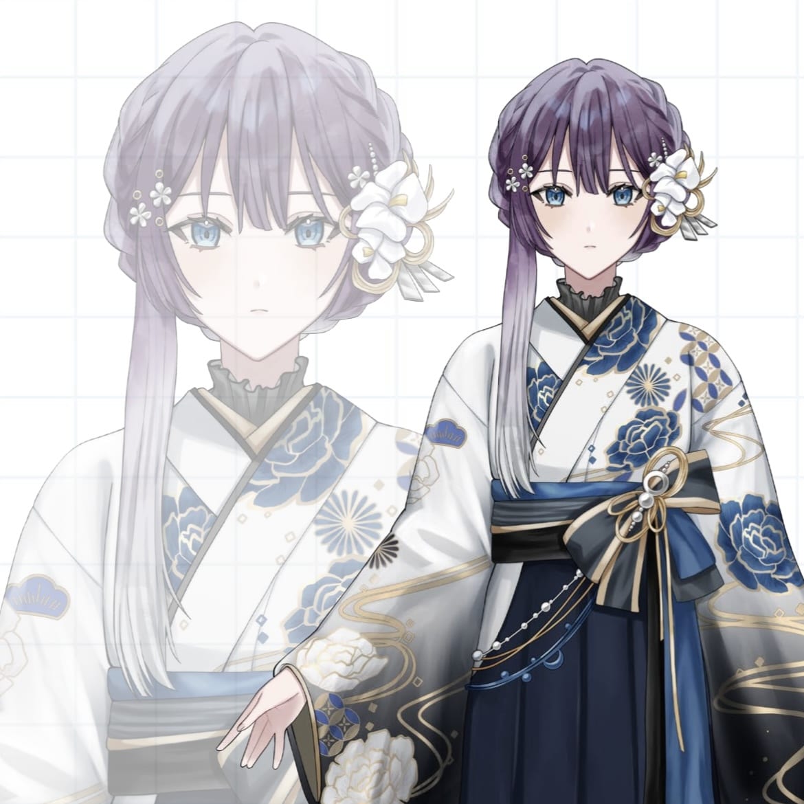 オリジナルキャラクターの立ち絵制作します 短納期◎高画質◎商用利用可◎衣装デザインのみ可◎ イメージ2