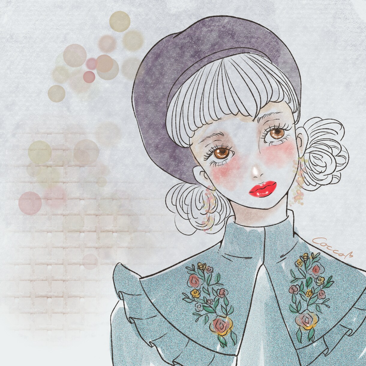 笑顔の素敵な可愛い女の子のアイコン描きます あなた用のアイコンイラスト描きます イメージ9