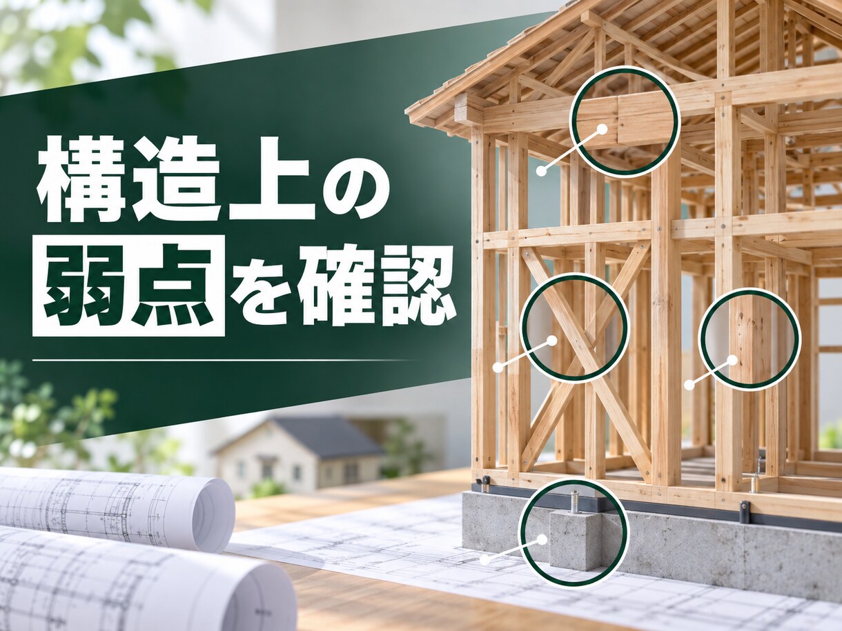 築古物件耐震性検討をサポート！検討・見える化します 購入・改修前に構造上の弱点と補強案を整理、ご相談ください。 イメージ3