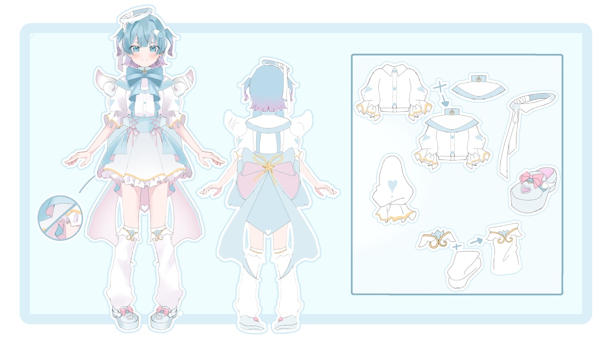 歌ってみた･立ち絵･1枚絵描きます 喜怒哀楽色んなかわいい女の子お描きします♡ イメージ9