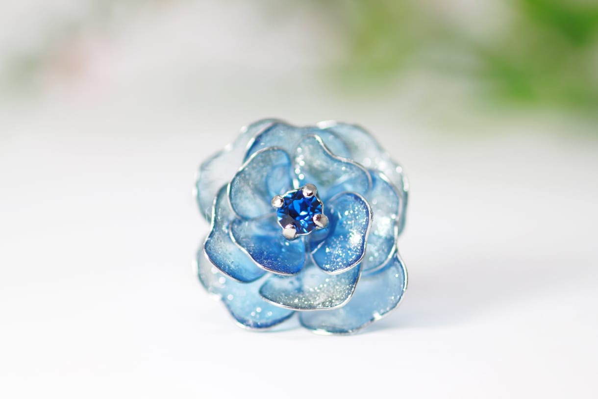 花のアクセサリーを制作します ピアス、イヤリング、ブローチなど、お好きなアクセサリーに。 イメージ8