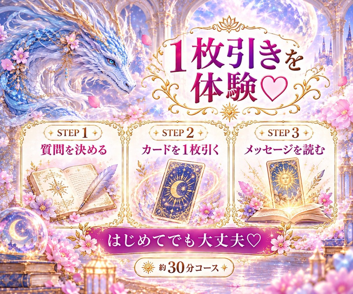 初心者歓迎♡霊感占い師がタロット教えます 霊感なくて大丈夫！はじめてのタロット講座を分かりやすく解説♪ イメージ8