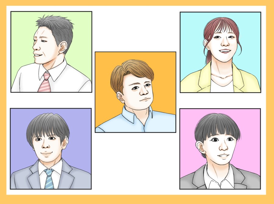 リアルさで印象強く！覚えてもらえる似顔絵を描きます 自己アピールやプレゼントに最適！髪形や服装も変更出来ます イメージ3