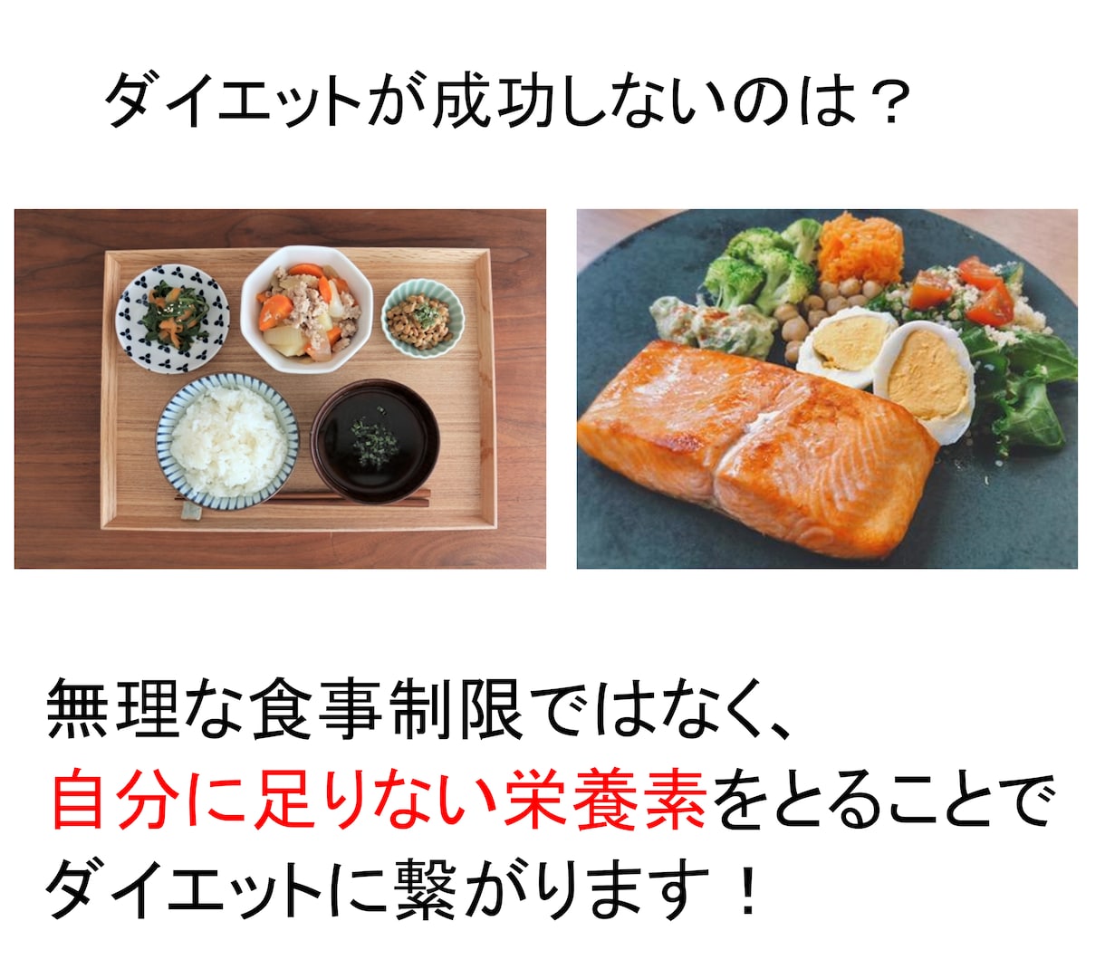 1ヶ月！管理栄養士が本気で減量サポートします 自分が食べたい食事でダイエット！マンツーマンお食事アドバイス イメージ4