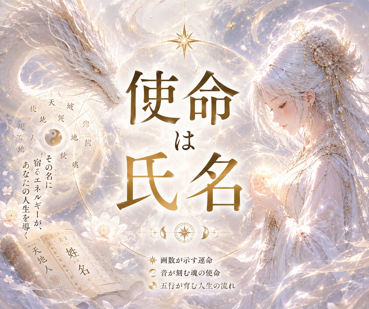 残３名様特価❣️姓名判断で性格・人生の傾向みます 人生の指針に✨お名前に刻まれた性格や人生の傾向を読み解きます イメージ3