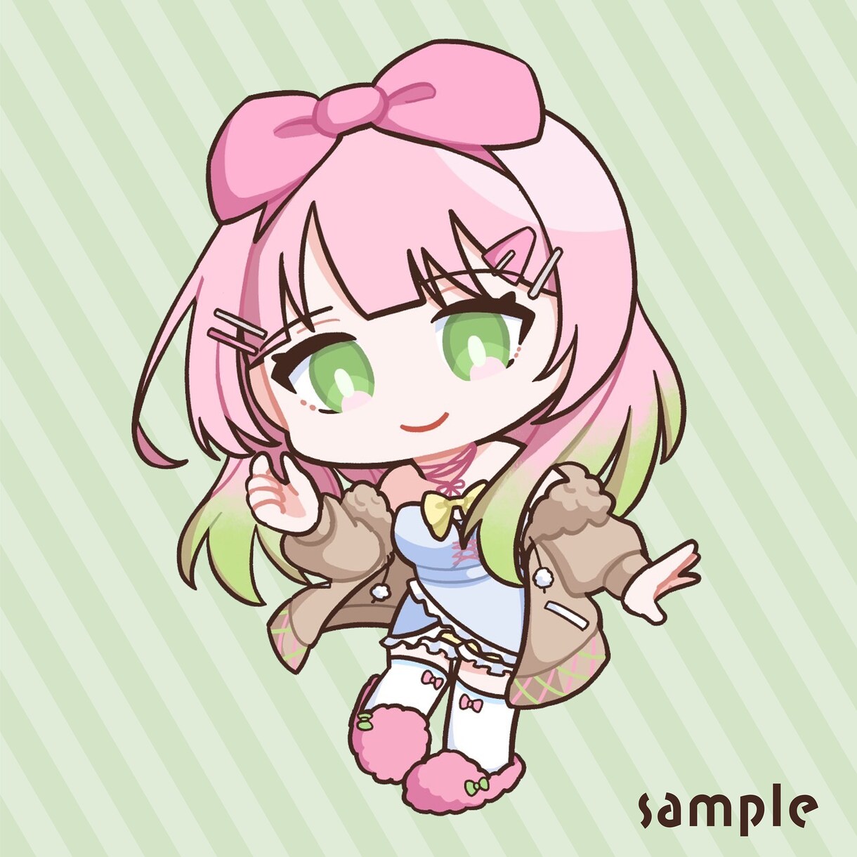 ミニキャラ（SD・デフォルメ）イラスト制作します 他とは少し差をつけたい個性的なイラストが欲しい方におすすめ！ イメージ4