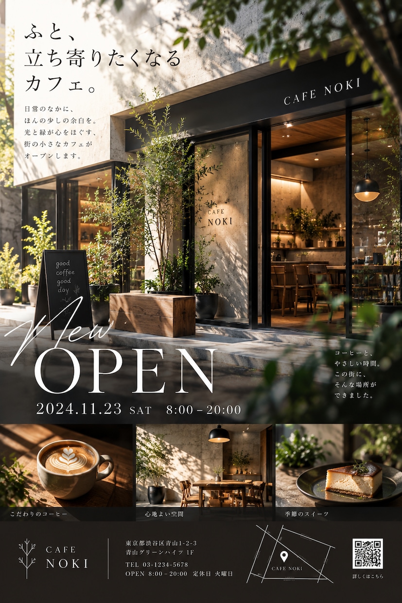 建築士が店舗広告をデザインします 建築の視点で、店舗の魅力を広告にします イメージ2
