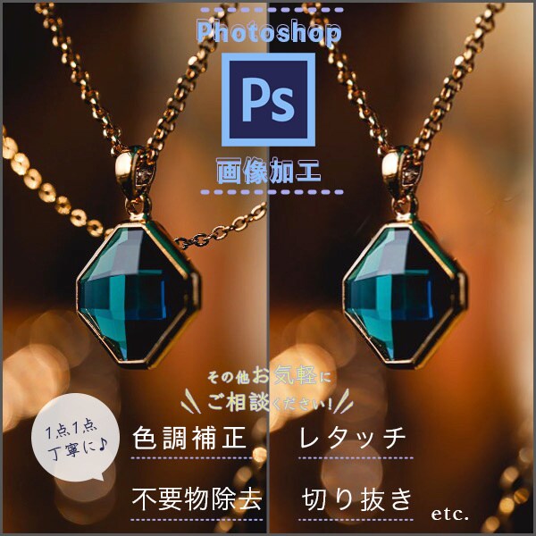 迅速丁寧★Photoshopで写真加工します 証明写真風、切り抜き、背景白抜きor透過他相談OK イメージ1