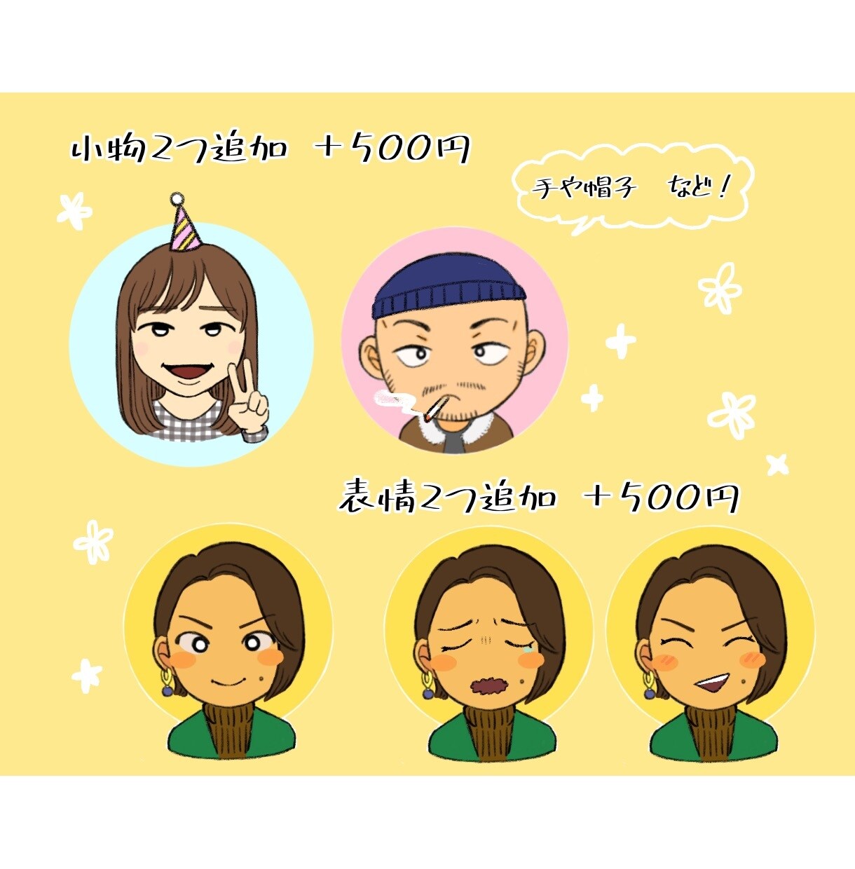 ゆる似ゆるかわ！似顔絵描きます ⭐︎アイコンや名刺、LINEスタンプ代わりやプレゼントにも！ イメージ3