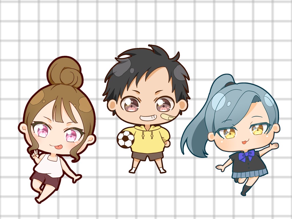 ミニキャラ(デフォルメ、SD)描きます SNSアイコン等に使える可愛いミニキャライラスト イメージ1
