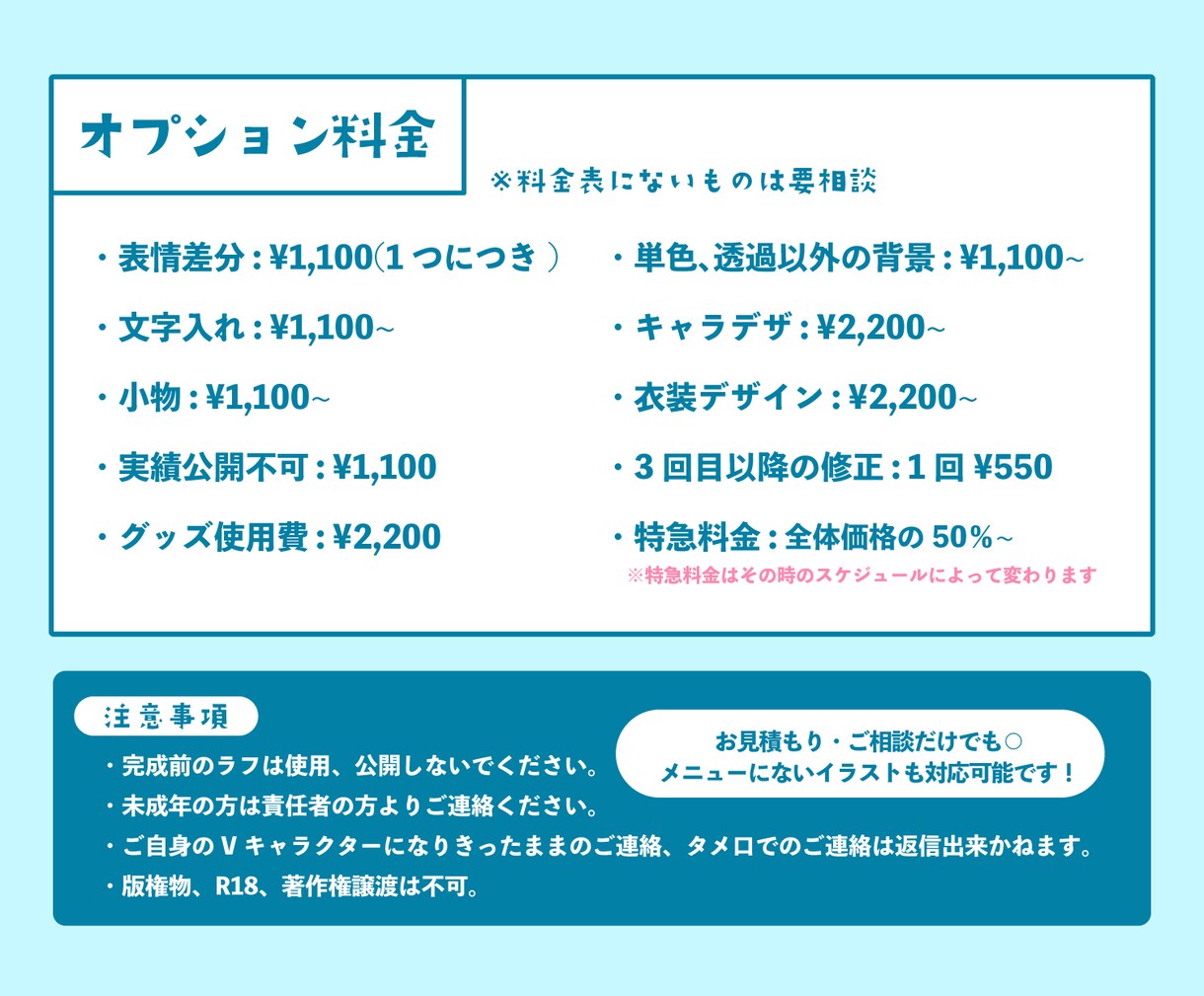 グッズや配信に♩かわいいミニキャラ描きます 商用利用OK！実績320件越え！ イメージ3