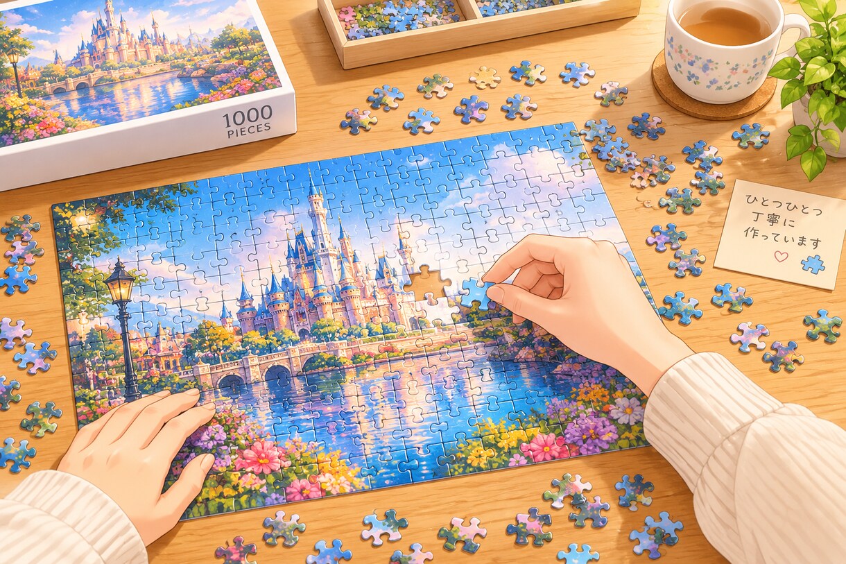 ジグソーパズル代行、ダイヤモンドアートします 家で眠っているものプレゼント用など受けたまります。 イメージ1