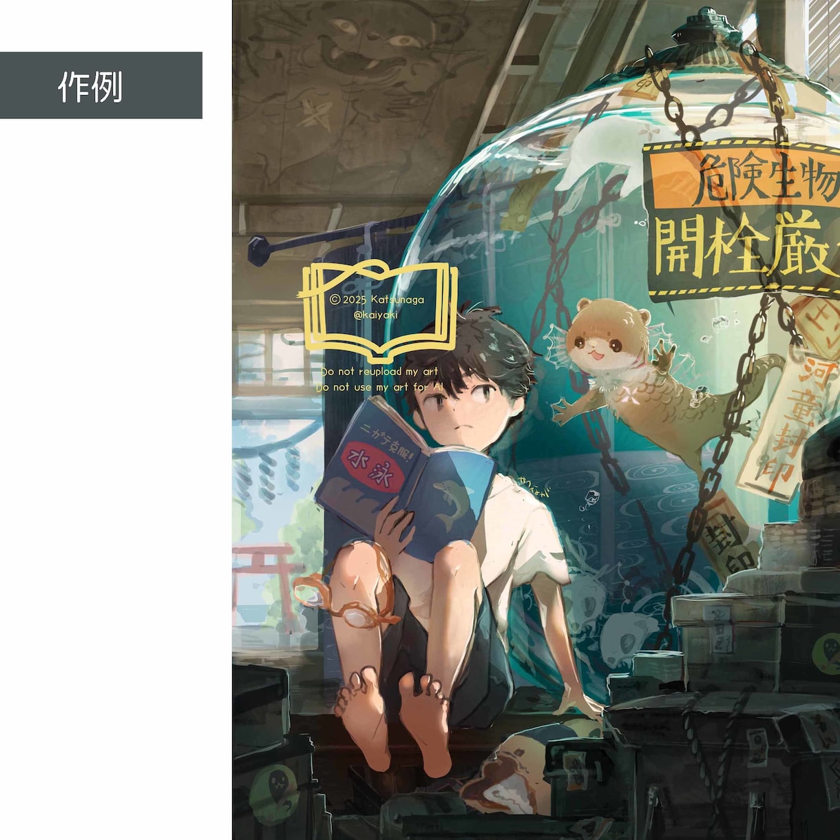 首上5000円~一枚絵まで描きます 表紙、サムネイル、動画用などに イメージ2