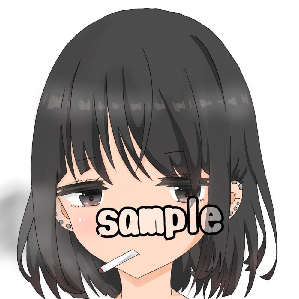 SNS用アイコン描きます (1週間以内に納品！)あなただけの可愛いアイコン描きます！ イメージ3