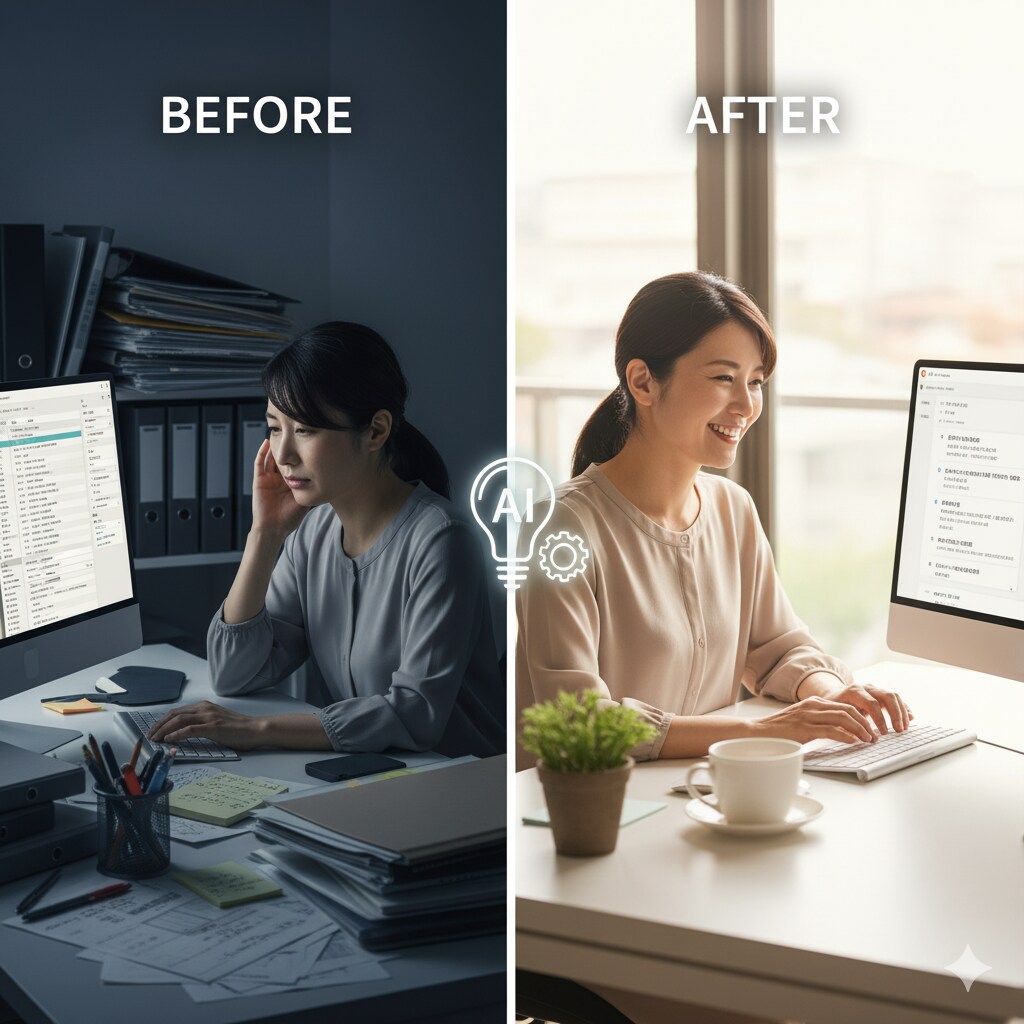 AIによるケアマネジャー業務の効率化を提案します 介護支援専門員の記録・プラン・会議録作成を効率化します イメージ1