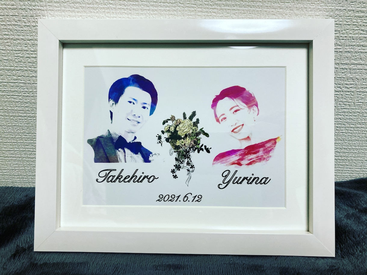 結婚式のウェルカムボードを作成します シンプルでお洒落な作品で、友達と思い出を共有しましょう！ イメージ2