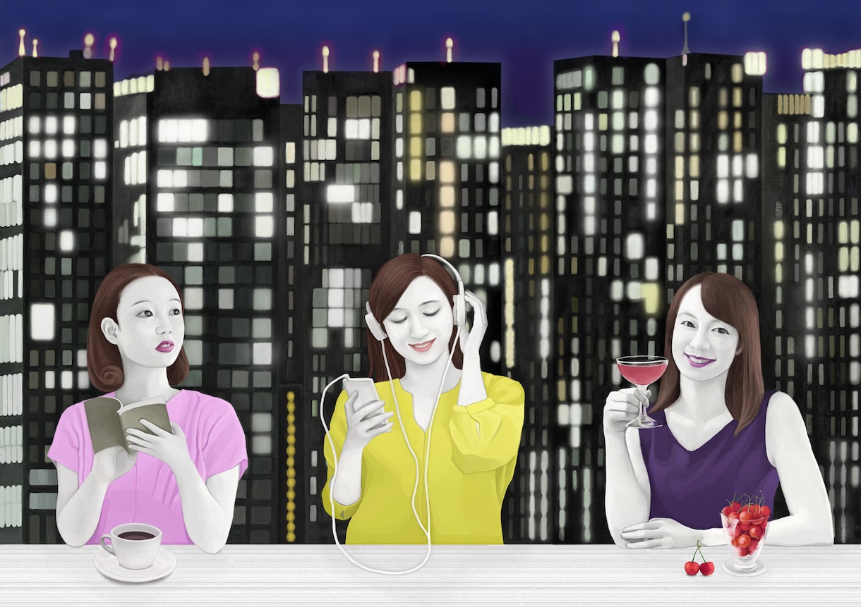 女性をイメージしたデジタルイラスト制作します WEBメディアやコンテンツのキービジュアルにどうぞ イメージ2