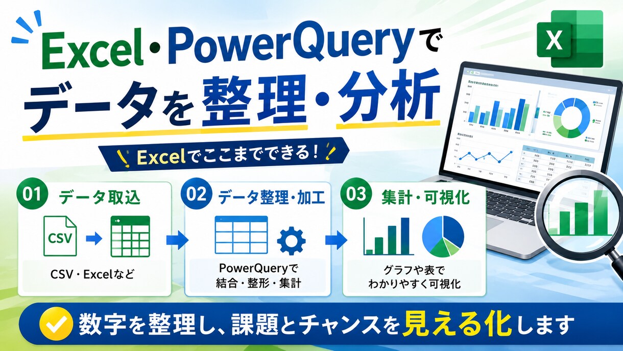 Excelで売上顧客分析｜次の一手を整理します 分析ではなく“経営判断の整理”を支援します イメージ2