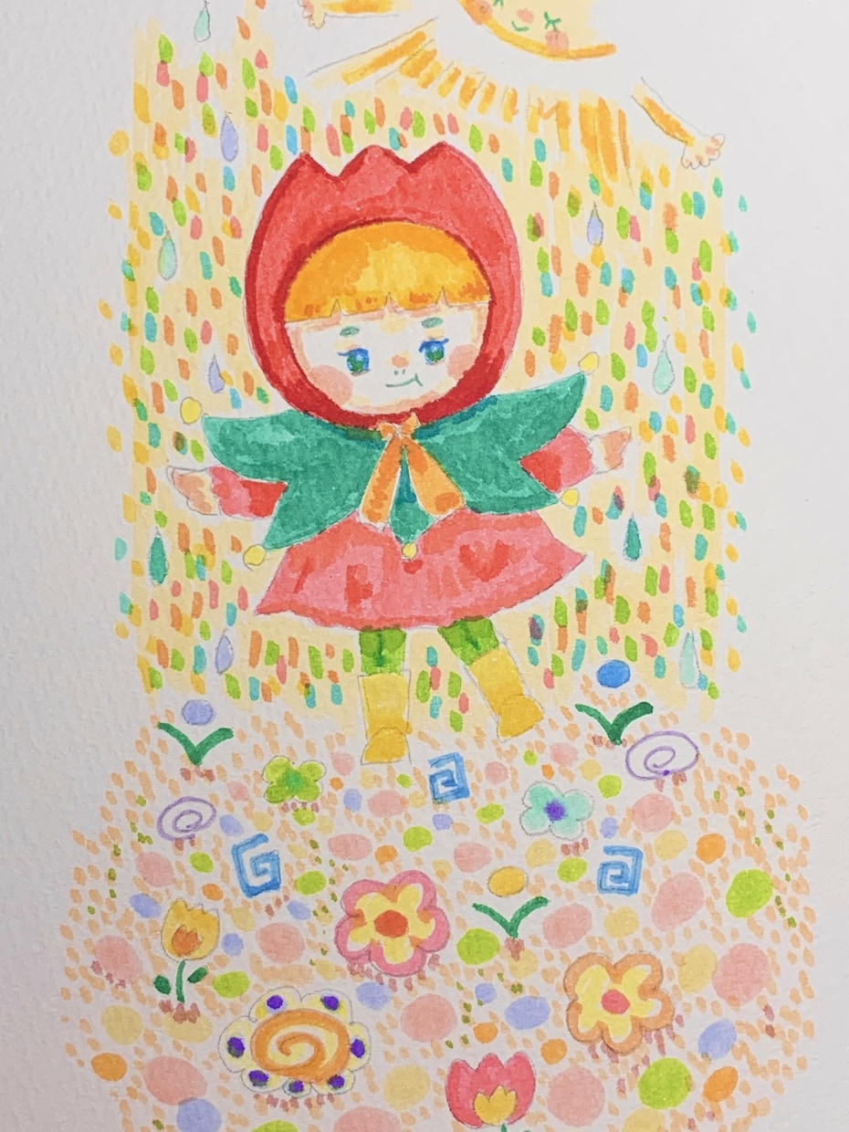 文章を引き立てる挿絵描きます 挿絵一つで文章が華やぎます。カラフルでどこか懐かしい挿絵です イメージ2