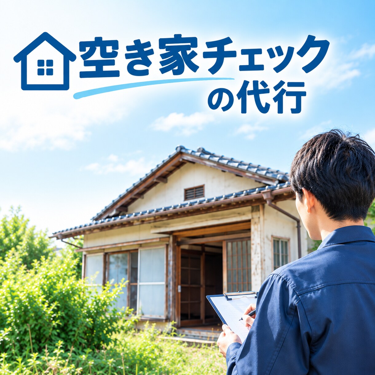 空き家チェックします 遠くて見に行けない空き家を代わりに確認 イメージ1