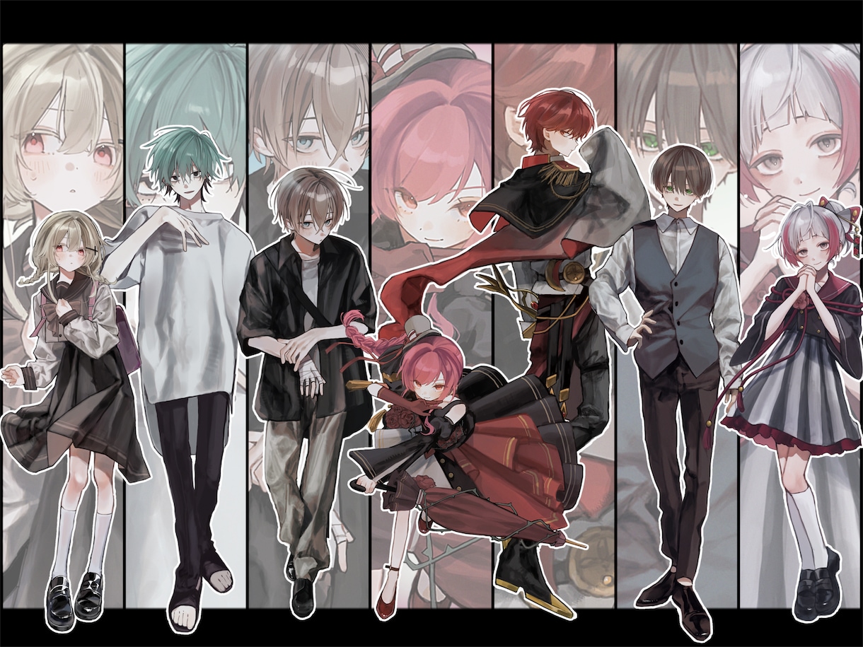 繊細でパキッとした厚塗りイラストを制作いたします 商用利用可能 立ち絵、1枚絵等幅広く承っております イメージ10