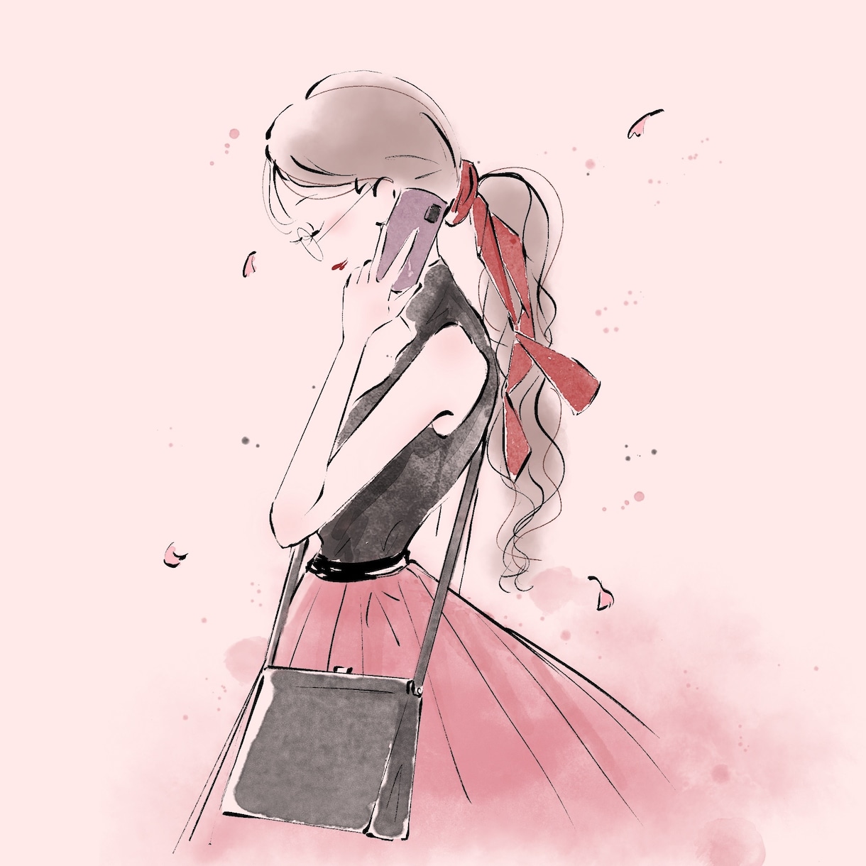 SNSのアイコンなどに！大人可愛いイラスト描きます あなたの理想の女性像をイラストにします イメージ5