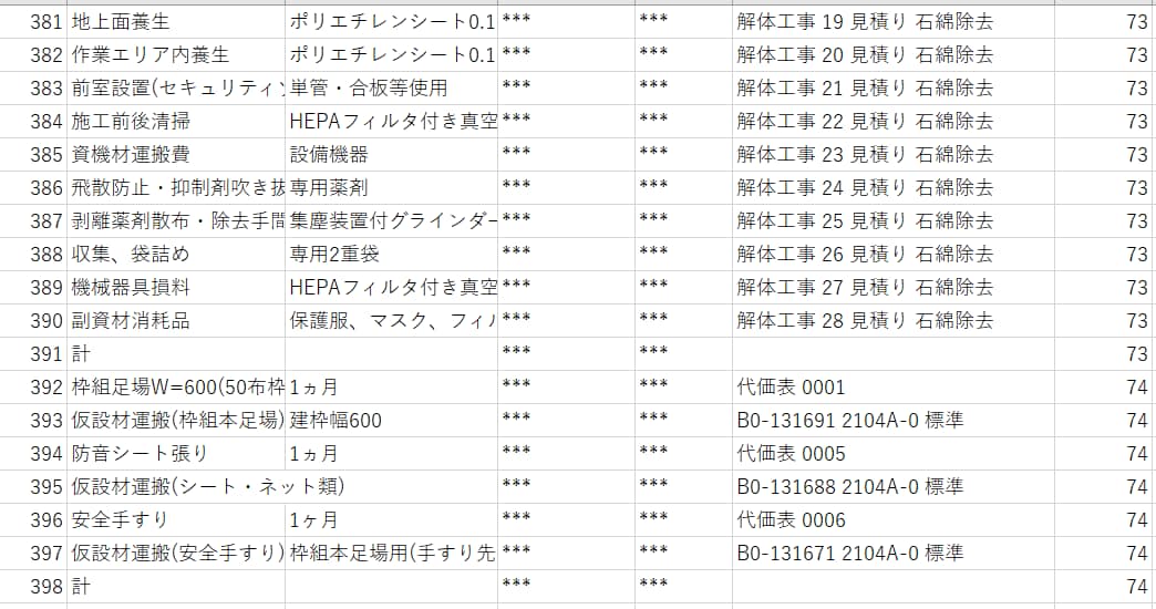 公共入札（工事）の積算精度を上げます RIBC形式の金入設計書をデータベース（Excel）にします イメージ2