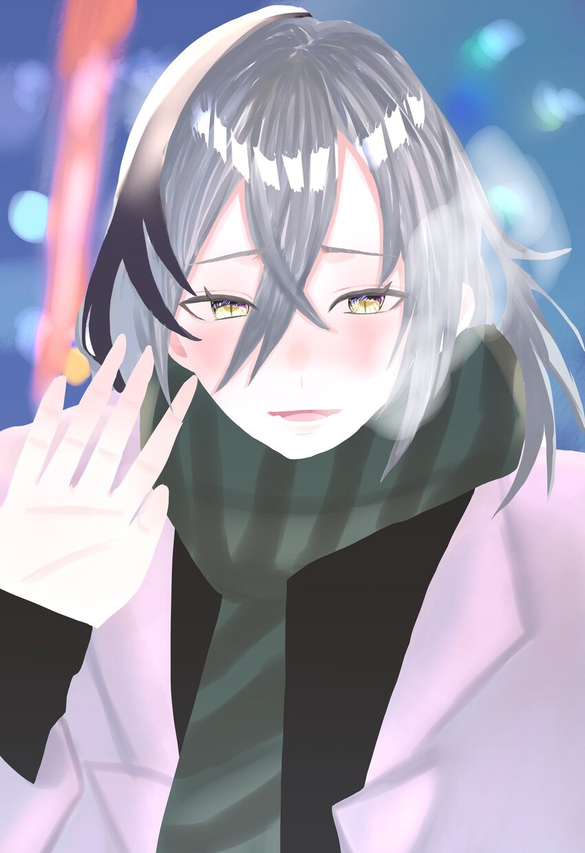 SNS向けのキラキラアイコンを描きます 彩度高めな目を惹くイラストです！ イメージ2