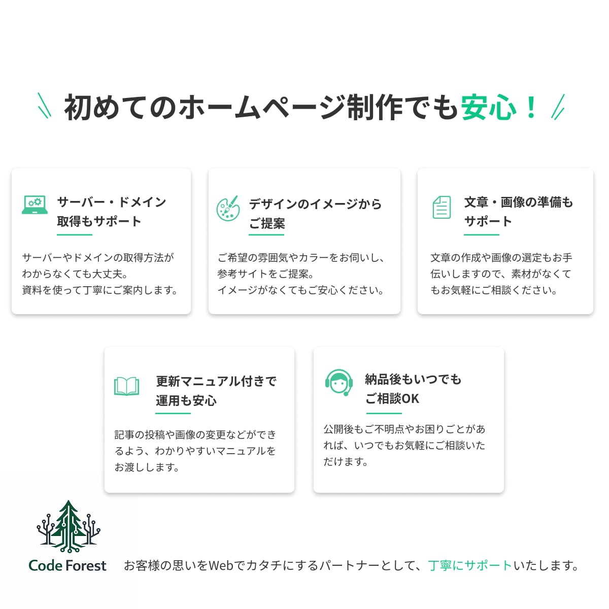 更新しやすい企業・採用のホームページ作ります WordPressでオリジナルデザインの高品質なHP制作 イメージ3
