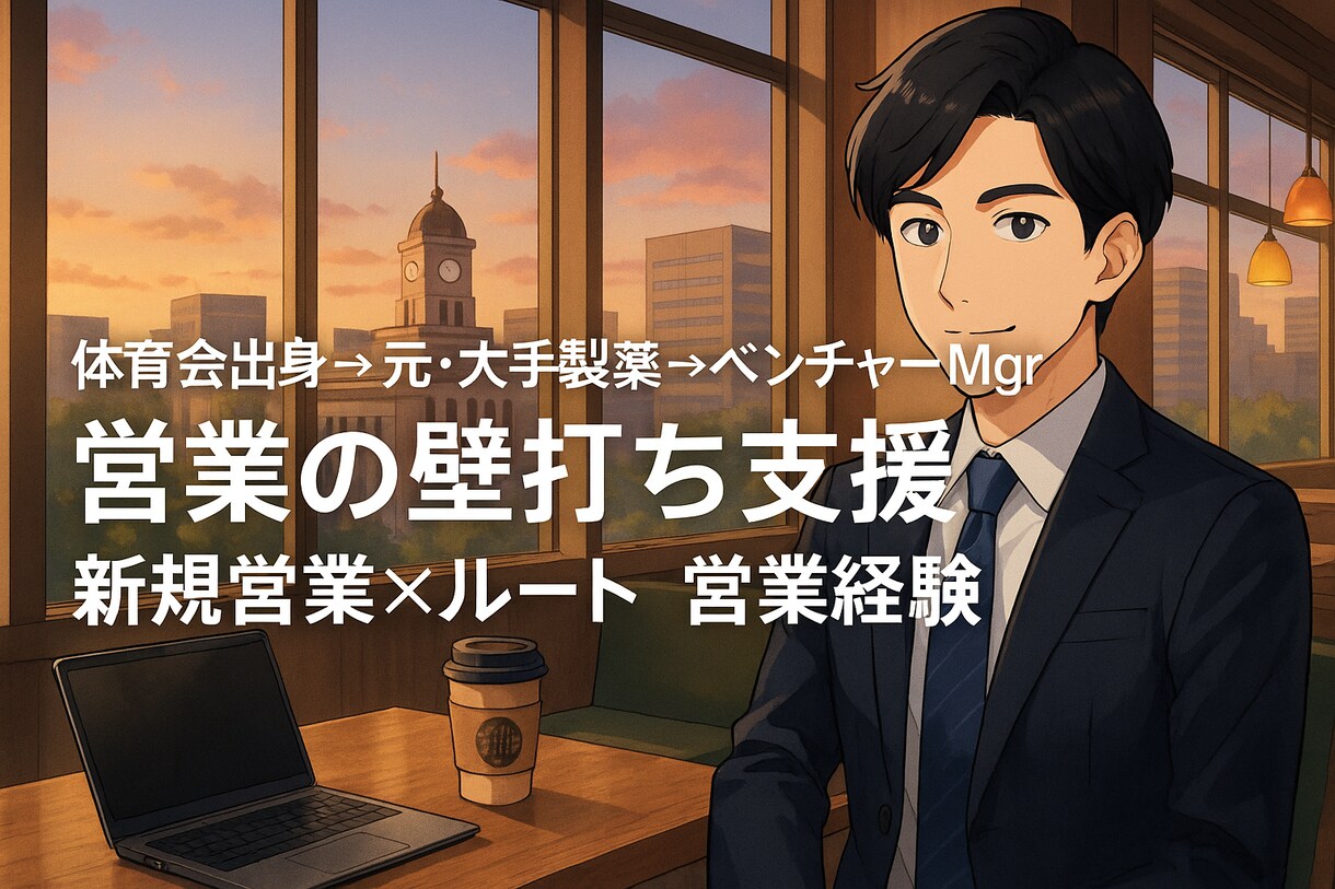 営業初心者向け壁打ちアドバイスします 大手×ベンチャーMgrが営業壁打ち支援 イメージ1