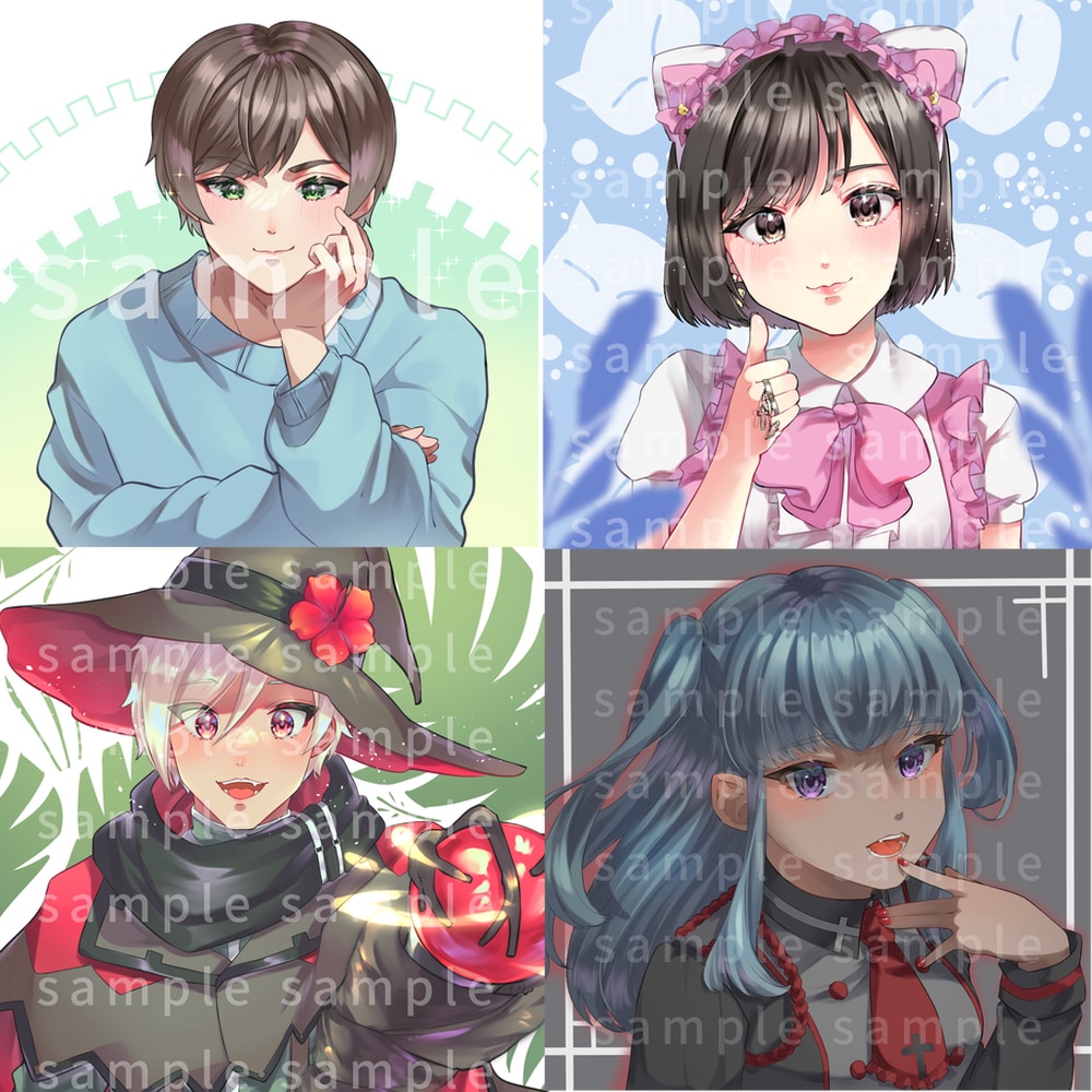 かわいいアイコン描きます かっこかわいいキラキラしたアイコン！ イメージ1