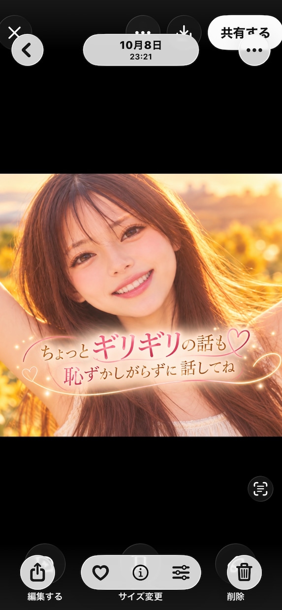 NGなし❣️誰にも言えない秘密も優しく受け止めます ちょっと恥ずかしい話も♡気取らず何でも話してね イメージ2
