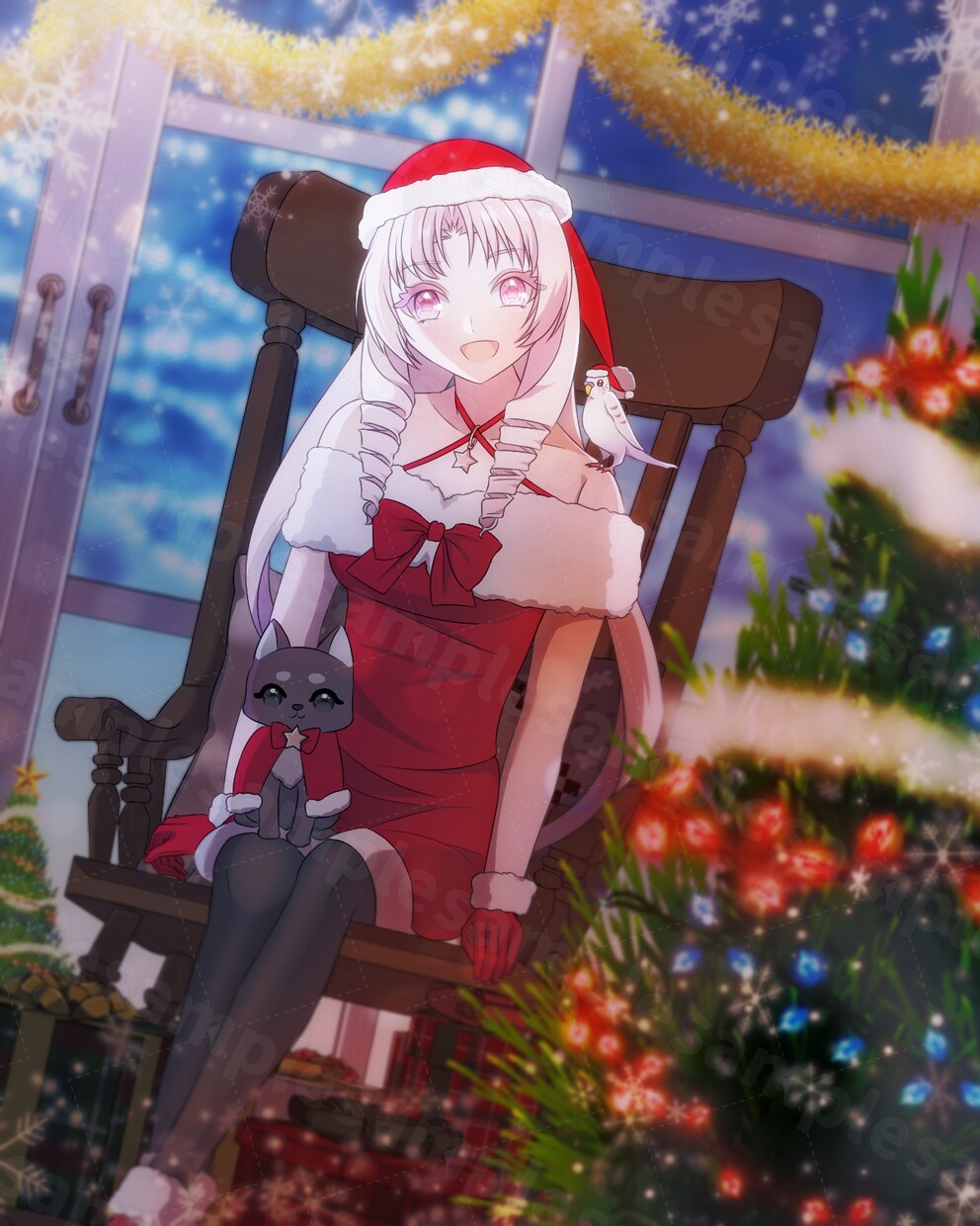 個人Vtuber様専門SNS用イラスト描きます 返礼品/一枚絵/グッズ/配信サムネ/記念イラスト商用可 イメージ6