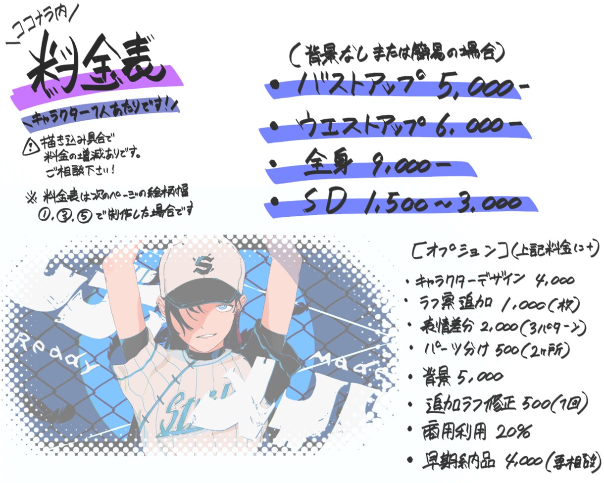 イラスト制作いたします 出来る限りご希望に添えた作品を製作いたします イメージ3
