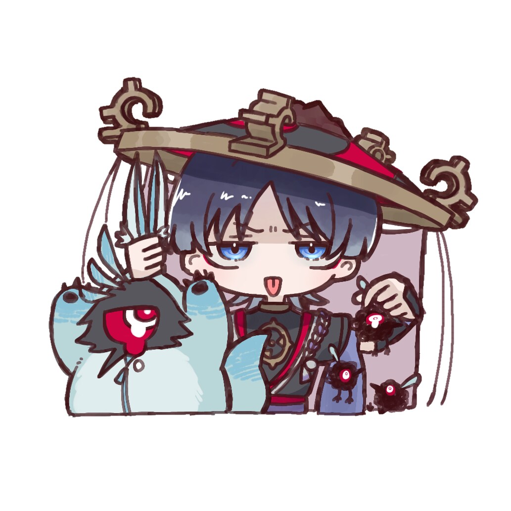 グッズ向けミニキャライラスト安く描きます 安価でかわいいデフォルメイラストを作成します イメージ2