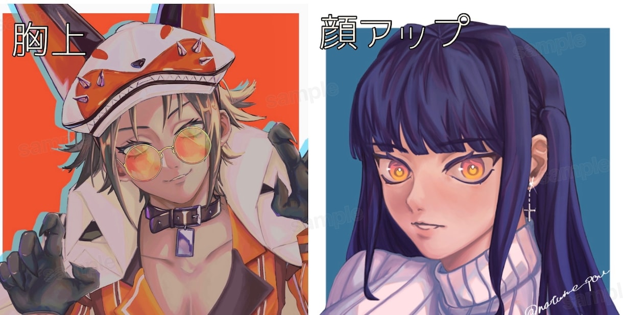 魅力的で重厚感のあるアイコン描きます インパクトのあるイラストに仕上げます！ イメージ4