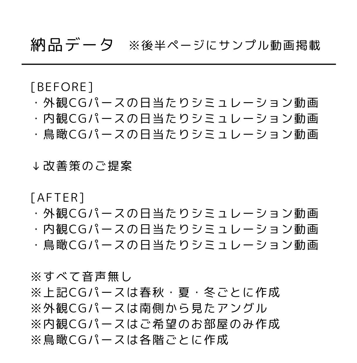 一級建築士が日当たり診断と改善策をご提案します CGパースで地域・季節ごとにシミュレーション。ビフォアフ比較 イメージ2