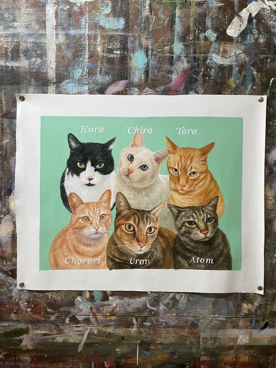 リアルなペット油彩絵画を製作します 完全オーダーメイド☆愛くるしい姿を形にしませんか？ イメージ3
