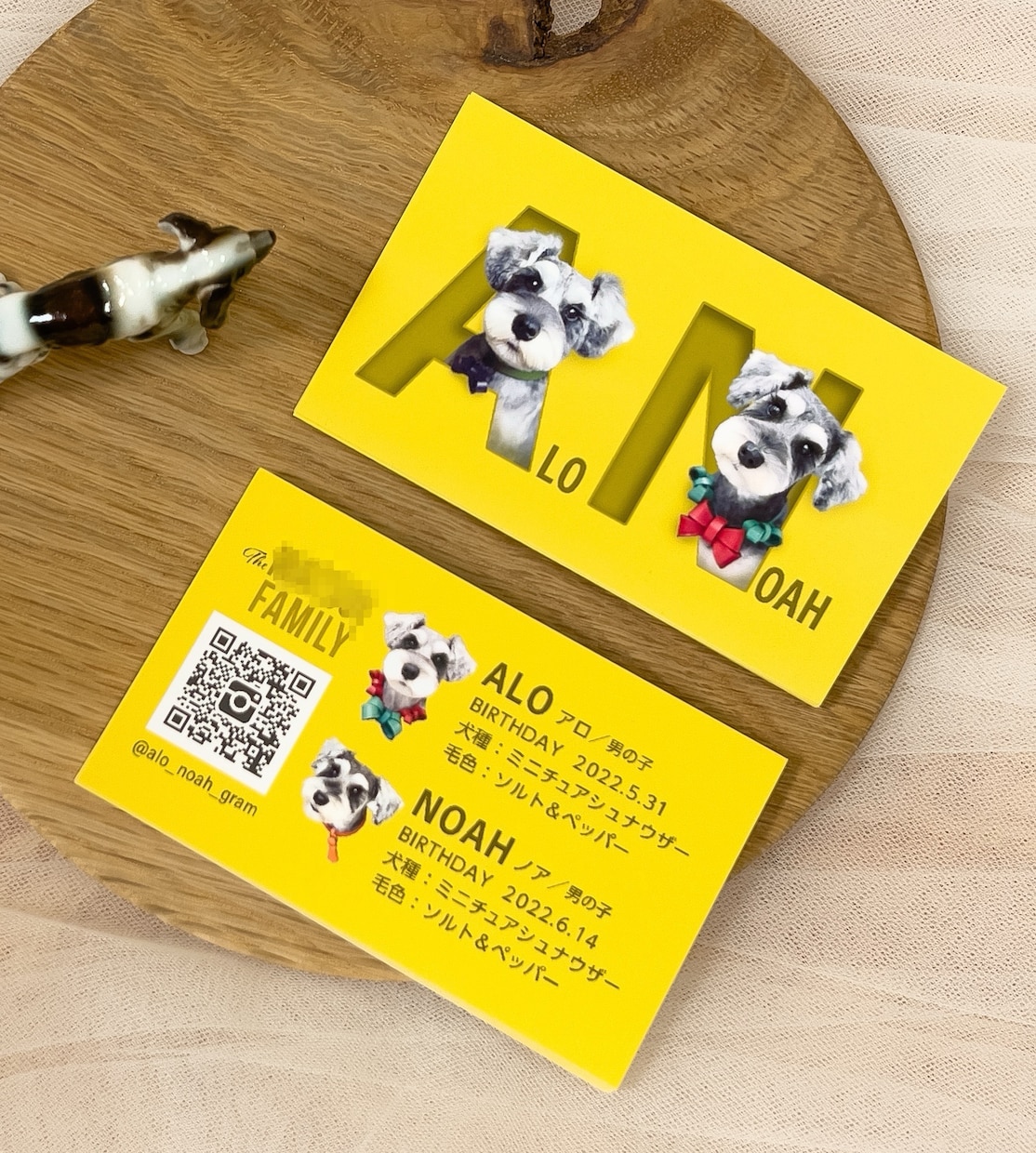 ３頭対応【うちの子名刺】を制作します ひときわ目を惹くペット名刺、プロデザイナーへお任せ下さい イメージ9
